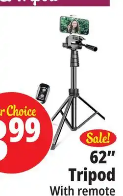 Ocean State Job Lot 62 Tripod with Remote offer