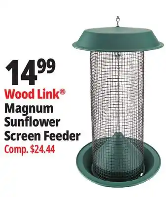 Ocean State Job Lot WoodLink Magnum Black Oil Sunflower Bird Feeder offer