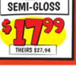 Ollie's BLACK+DECKER SEMI-GLOSS offer