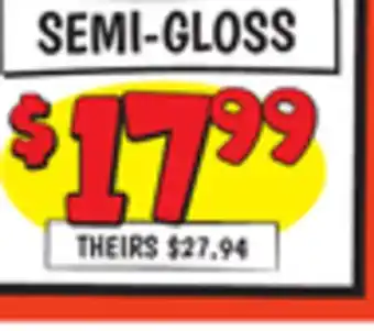 Ollie's BLACK+DECKER SEMI-GLOSS offer