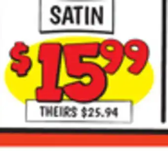 Ollie's BLACK+ DECKER 1 GALLON PAINT + PRIMER SATIN offer