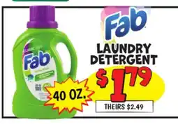 Ollie's Fab LAUNDRY DETERGENT offer