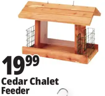 Ocean State Job Lot Cedar Chalet Feeder offer