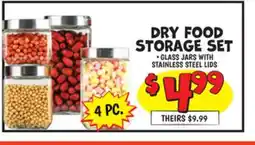 Ollie's DRY FOOD STORAGE SET offer