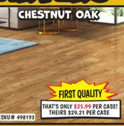 Ollie's FLOORING & RUG HEADQUARTERS, CHESTNUT OAK offer