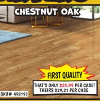 Ollie's FLOORING & RUG HEADQUARTERS, CHESTNUT OAK offer