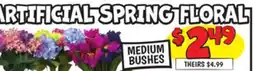 Ollie's ARTIFICIAL SPRING FLORAL offer