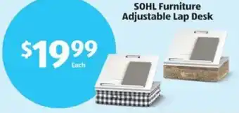 Aldi SOHL Furniture Adjustable Lap Desk offer