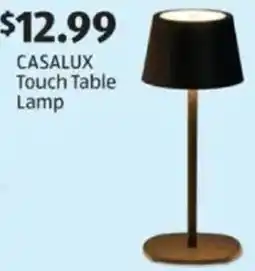 Aldi Casalux touch table lamp offer