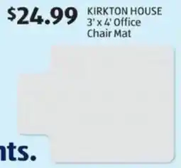 Aldi Kirkton house 3' x 4' office chair mat offer