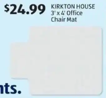 Aldi Kirkton house 3' x 4' office chair mat offer