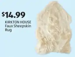 Aldi Kirkton house faux sheepskin rug offer