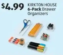 Aldi Kirkton house drawer organizers offer