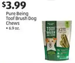 Aldi Pure Being Toof Brush Dog Chews offer