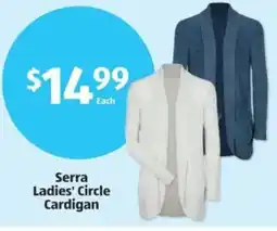 Aldi Serra Ladies' Circle Cardigan offer