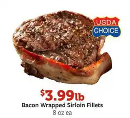 Fareway Bacon Wrapped Sirloin Fillets offer