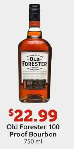 Fareway Old Forester 100 Proof Bourbon offer