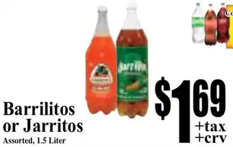 Baja Ranch Barrilitos or Jarritos offer