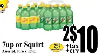 Baja Ranch 7up or Squirt offer