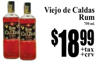 Baja Ranch Viejo de Caldas Rum offer