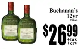 Baja Ranch Buchanan's 12vr offer