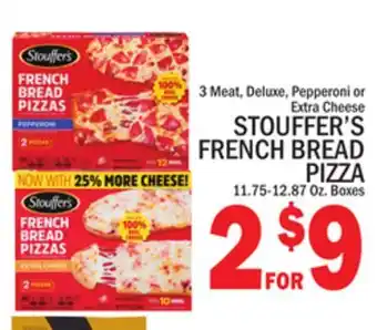 C Town STOUFFER'S FRENCH BREAD PIZZA offer