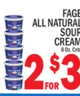 C Town FAGE ALL NATURAL SOUR CREAM offer