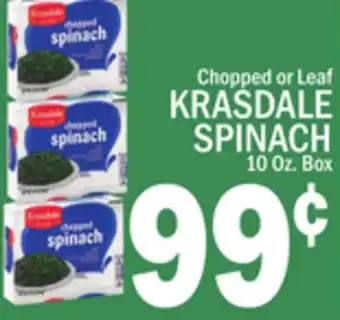 C Town KRASDALE SPINACH offer