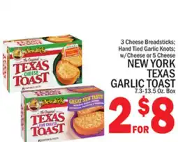 C Town NEW YORK TEXAS GARLIC TOAST offer