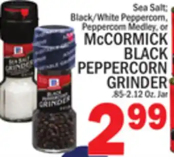 C Town McCORMICK BLACK PEPPERCORN GRINDER offer