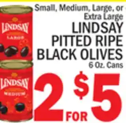 C Town LINDSAY PITTED RIPE BLACK OLIVES offer