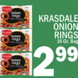 C Town KRASDALE ONION RINGS offer