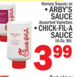 C Town ARBY'S SAUCE offer