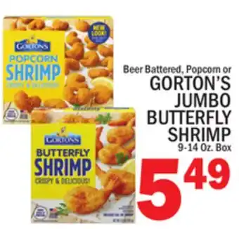 C Town GORTON'S JUMBO BUTTERFLY SHRIMP offer