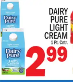 C Town DAIRY PURE LIGHT CREAM offer