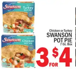 C Town SWANSON POT PIE offer