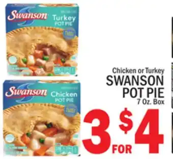 C Town SWANSON POT PIE offer