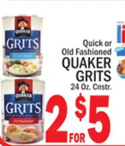 C Town QUAKER GRITS offer