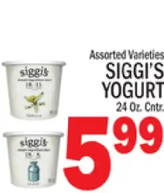 C Town SIGGI'S YOGURT offer