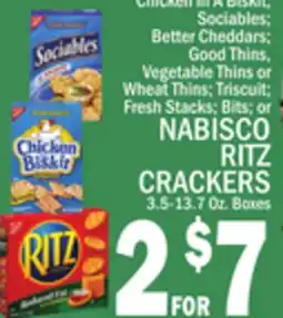 C Town NABISCO RITZ CRACKERS offer