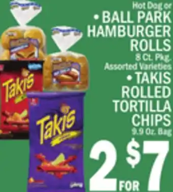 C Town BALL PARK HAMBURGER ROLLS 8 Ct. Pkg offer