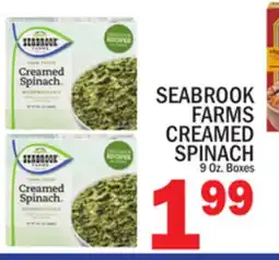 C Town SEABROOK FARMS CREAMED SPINACH offer