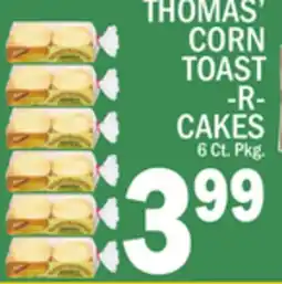 C Town THOMAS' CORN TOAST-R-CAKES offer