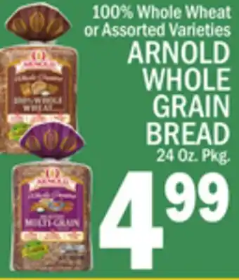 C Town ARNOLD WHOLE GRAIN BREAD offer