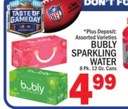 C Town BUBLY SPARKLING WATER offer