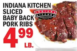 C Town INDIANA KITCHEN SLICED BABY BACK PORK RIBS offer