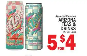 C Town ARIZONA TEAS & DRINKS offer