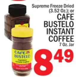 C Town CAFE BUSTELO INSTANT COFFEE offer