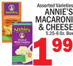 C Town ANNIE'S MACARONI & CHEESE offer