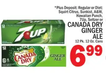 C Town CANADA DRY GINGER ALE offer